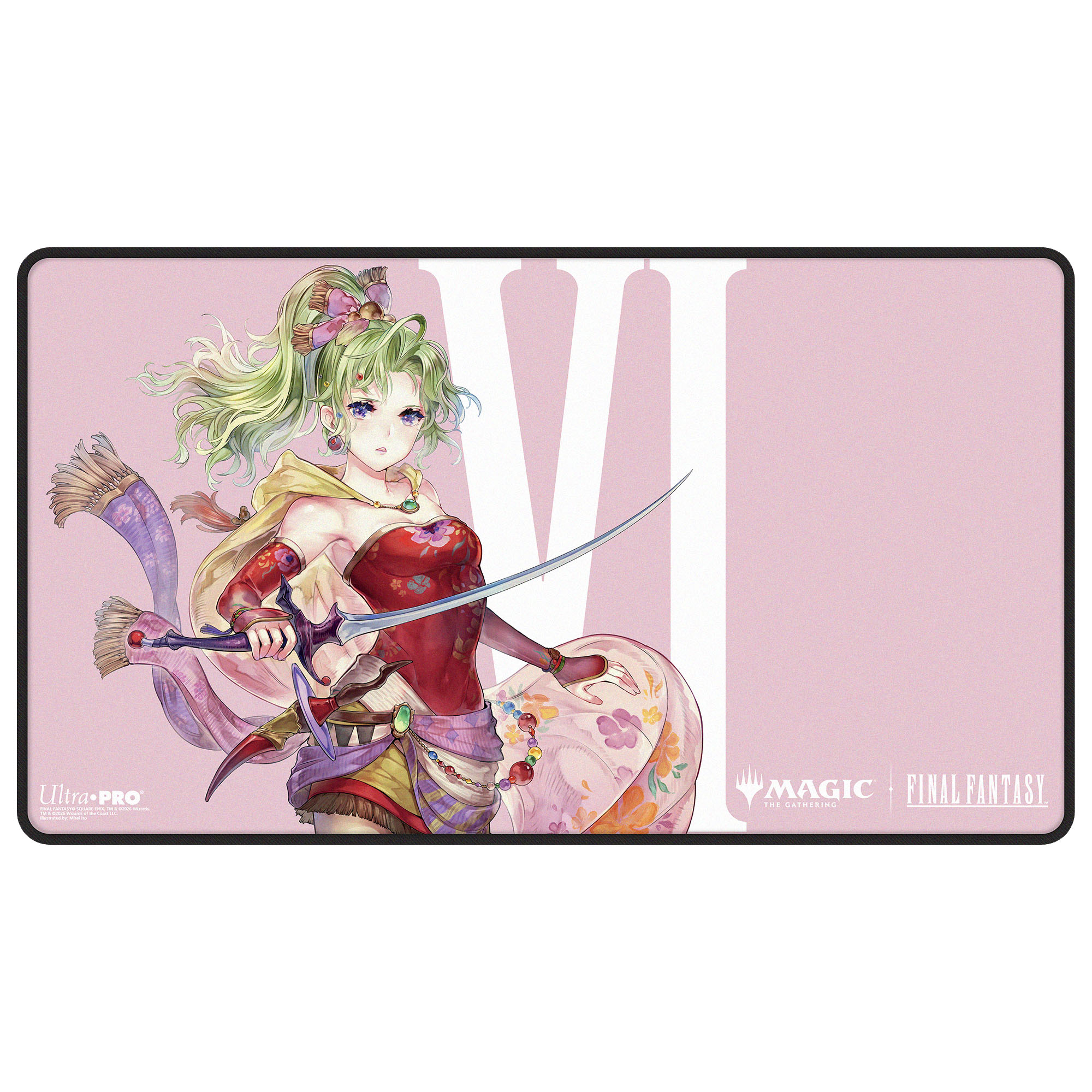 Terra Herald of Hope Black-Stitched Playmat