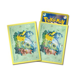 ポケモンカードゲーム デッキシールド もりのおくりもの【イエロー】