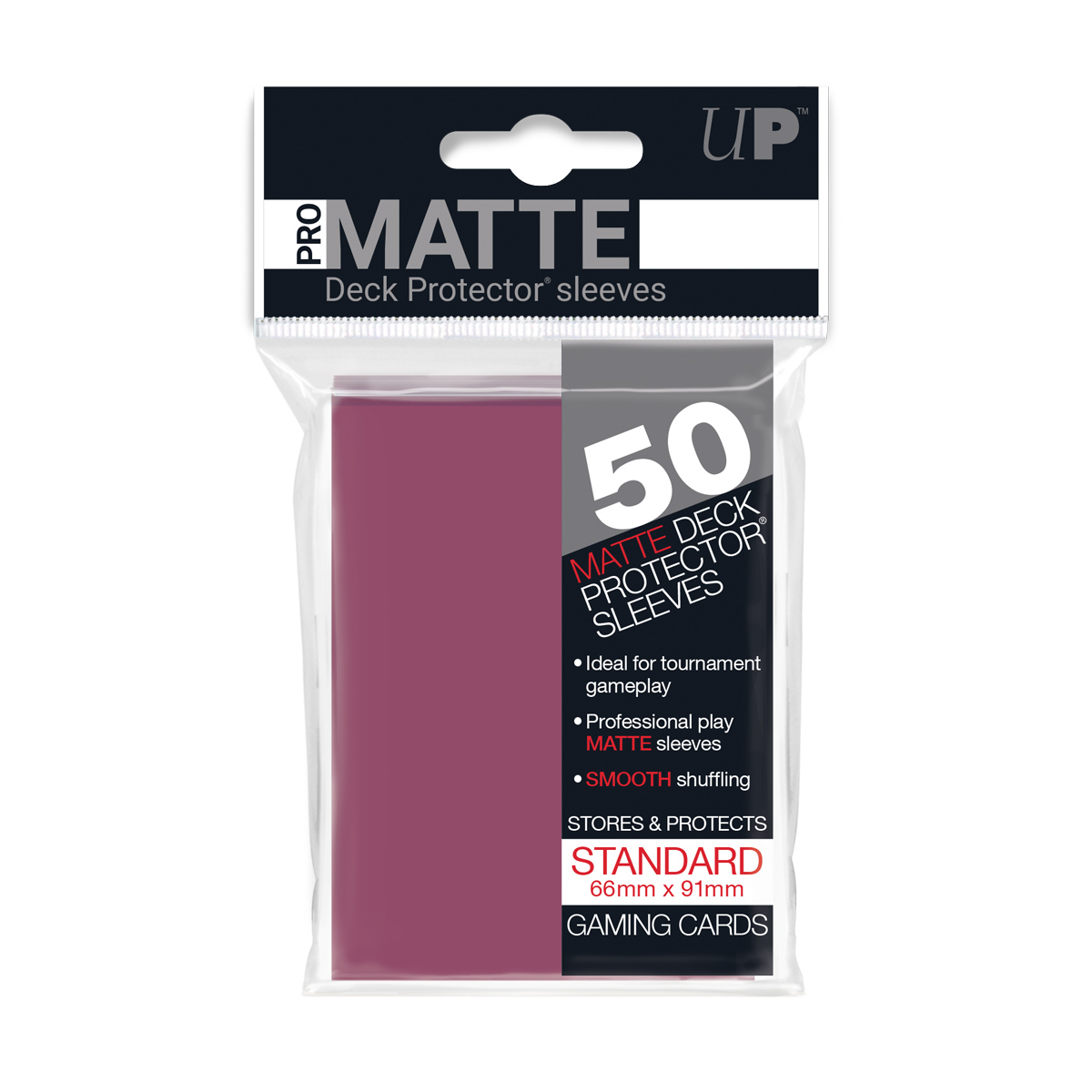 50ct Pro-Matte Blackberry Standard Deck Protector sleeves
