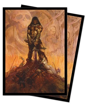 Barbarian Standard Size Deck Protector sleeves by Frank Frazetta 100ct