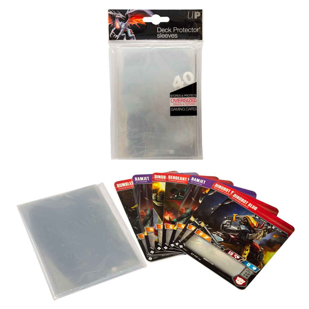 Clear Oversized DECK PROTECTOR® Sleeves (40ct)