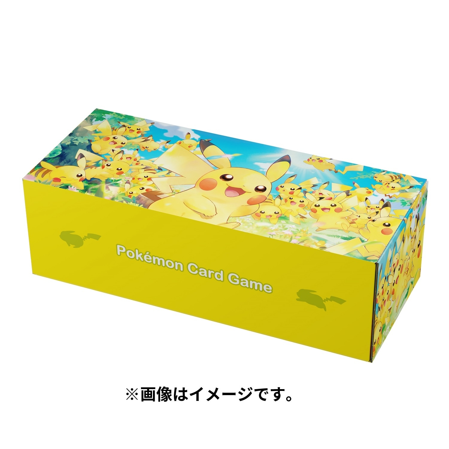 ポケモンカードゲーム ロングカードボックス ピカチュウ大集合