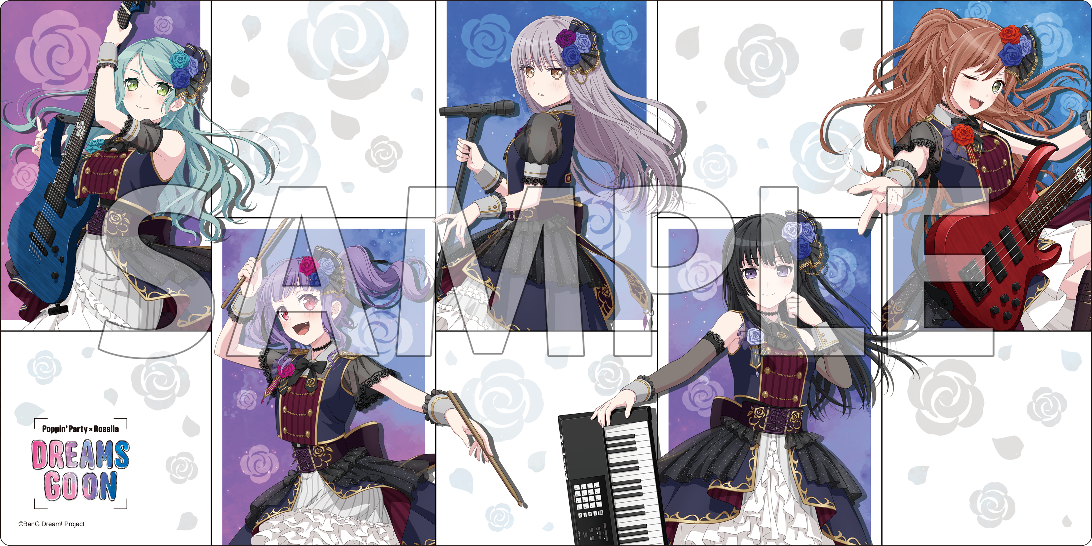 ブシロード ラバーマットコレクション V2 エクストラVol.212 『BanG Dream! Roselia』DREAMS GO ON ver.