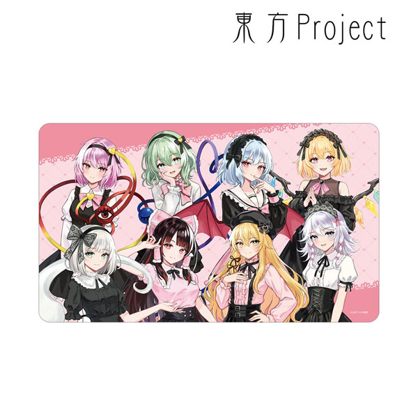 東方Projectの新作マルチデスクマット3種が予約開始、松本能人描き下ろし ガーリーファッションver.