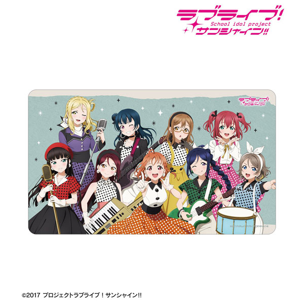 ラブライブ！サンシャイン！！ 描き下ろし 集合 The Blue Swell衣装ver. マルチデスクマット