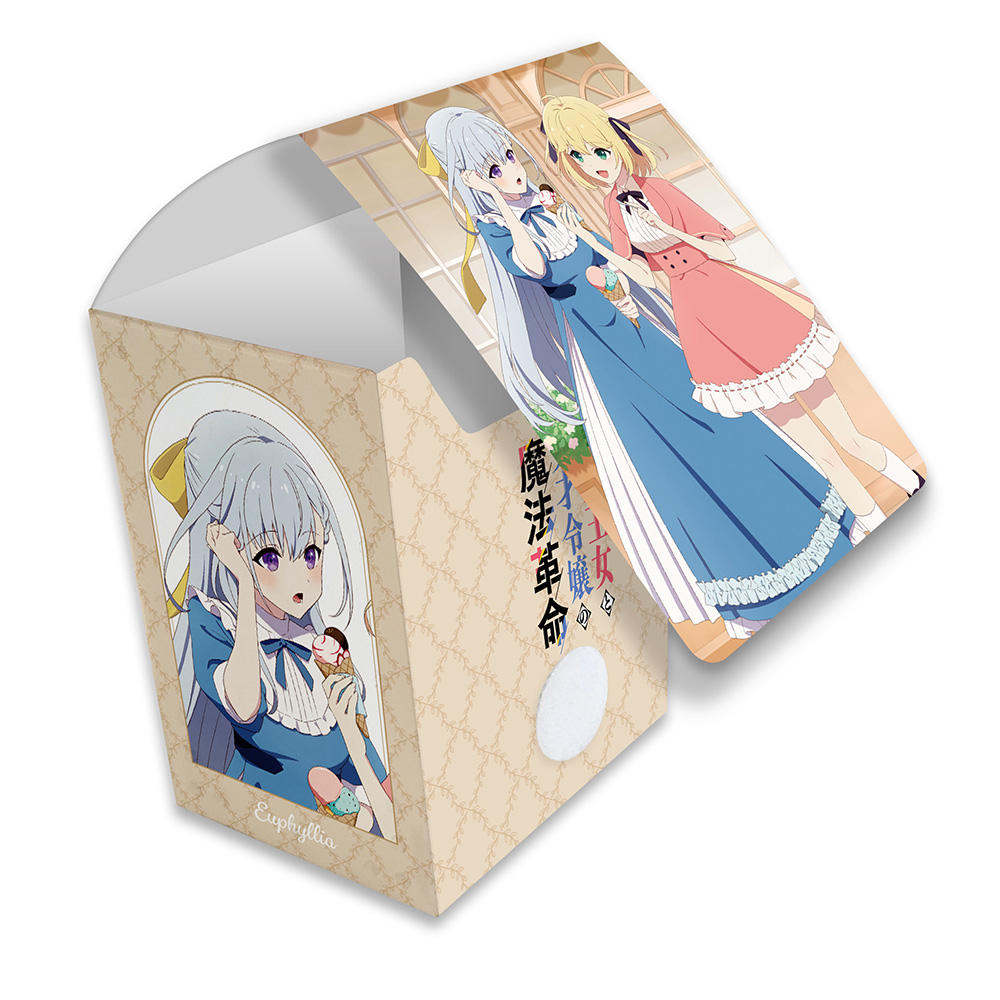 転生王女と天才令嬢の魔法革命 デッキケース アニスフィア ユフィリア 街歩き