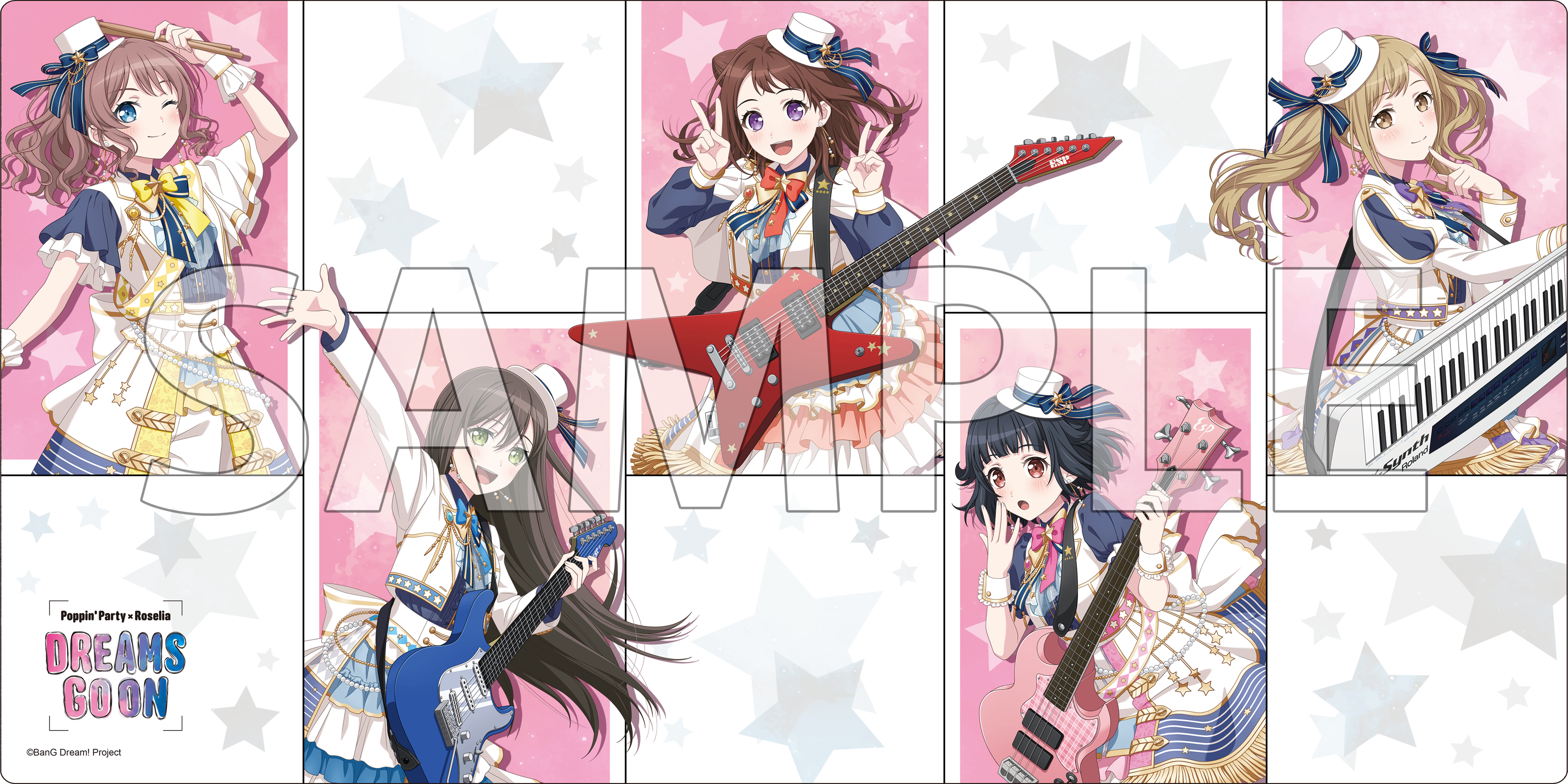 ブシロード ラバーマットコレクション V2 エクストラVol.211 『BanG Dream! Poppin’Party』DREAMS GO ON ver.