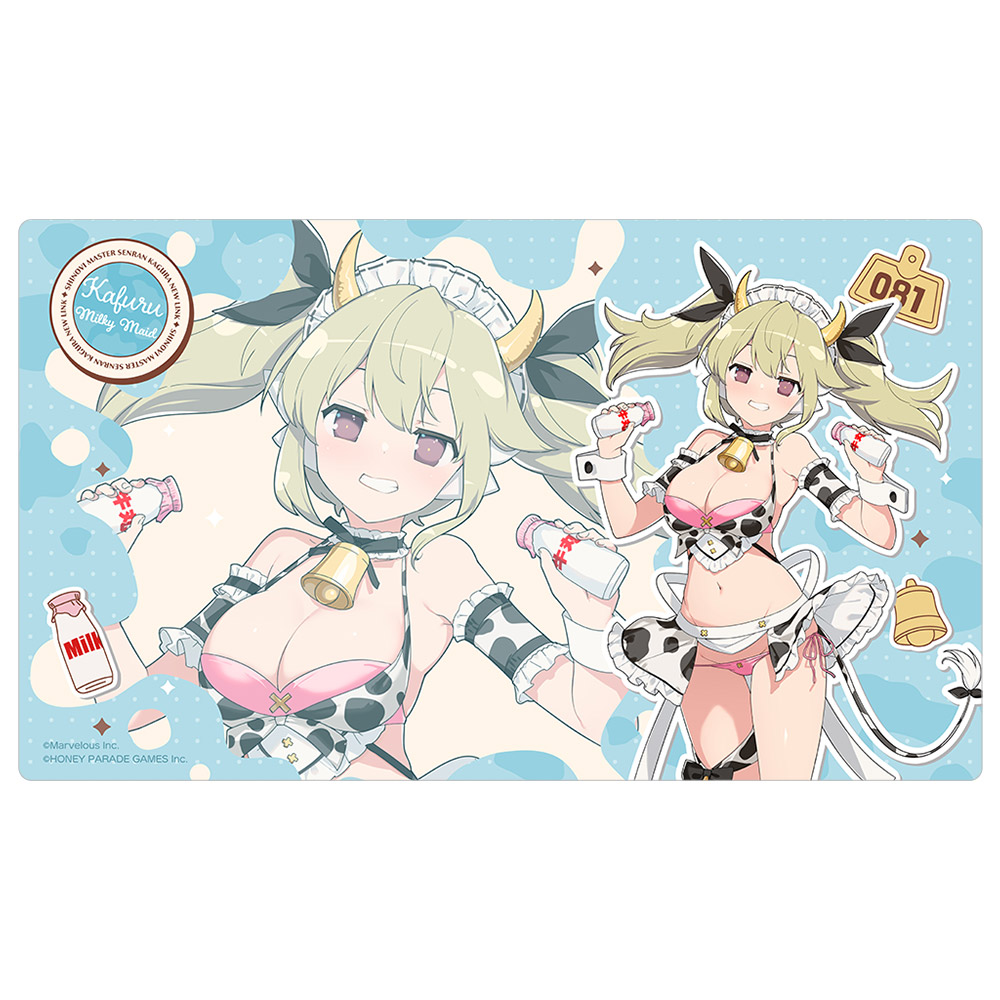 シノビマスター 閃乱カグラ NEW LINK ラバーマット 華風流 ミルキーメイド