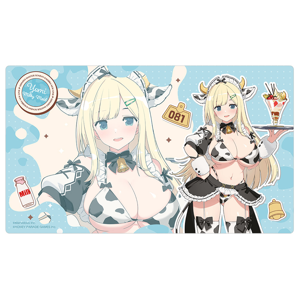 シノビマスター 閃乱カグラ NEW LINK ラバーマット 詠 ミルキーメイド