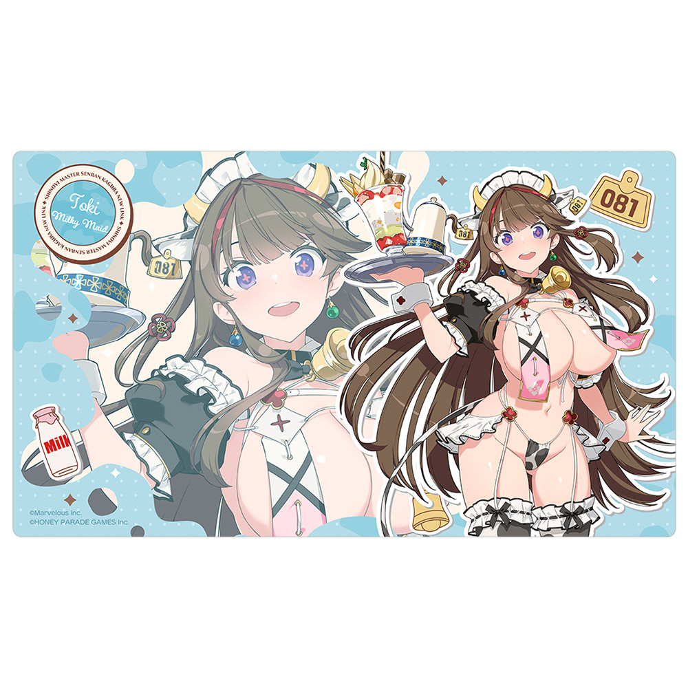 シノビマスター 閃乱カグラ NEW LINK ラバーマット 鴇 ミルキーメイド
