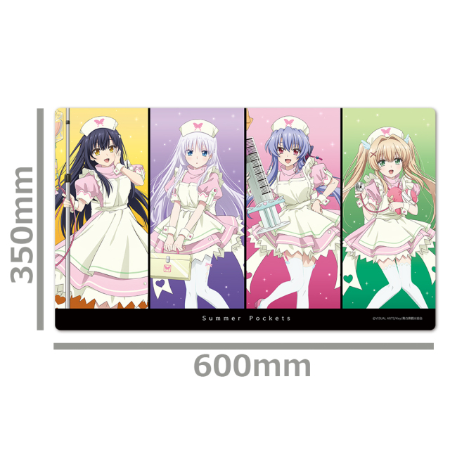 Summer Pockets ナースメイドver. ラバーマット サイズ 600mm×350mm
