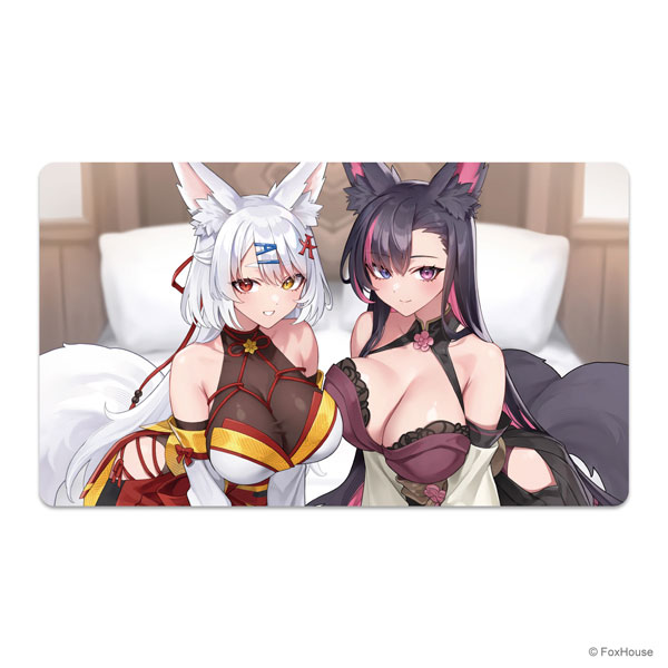 妖狐の深夜配信 デスクマット 稻荷空＆十七夜月未來
