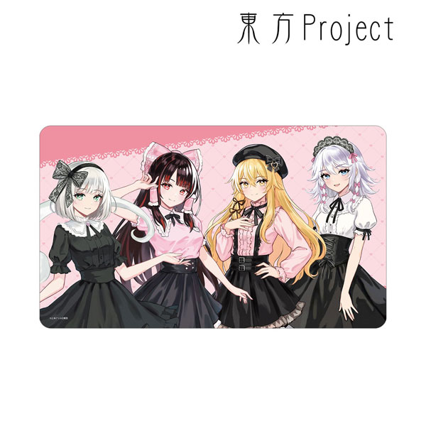 東方Project 松本能人 博麗霊夢＆霧雨魔理沙＆魂魄妖夢＆十六夜咲夜 ガーリーファッション マルチデスクマット