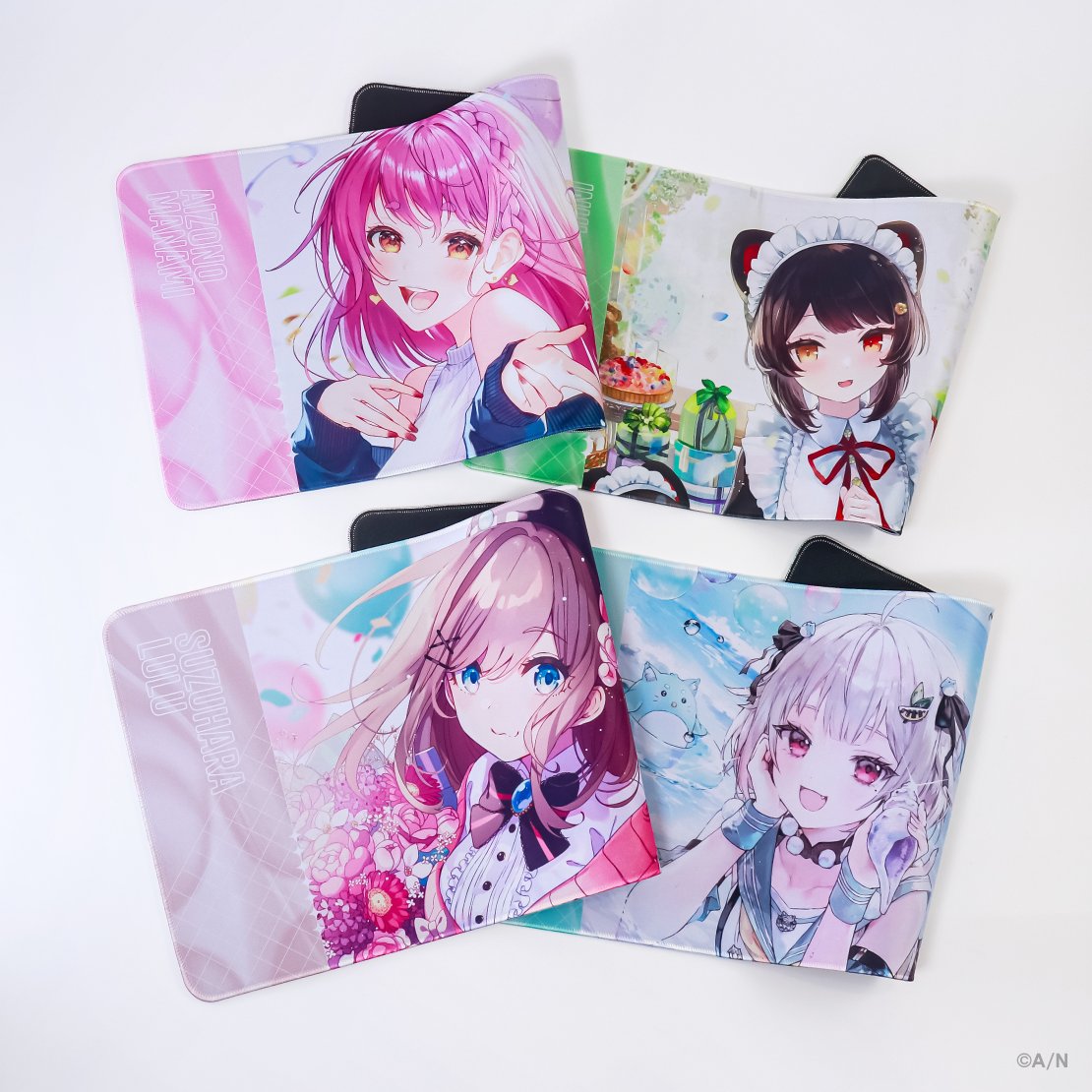 にじさんじカードサプライ vol.5 大判ラバーマット(愛園愛美・戌亥とこ・鈴原るる・葉山舞鈴)