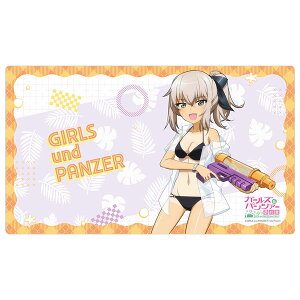 [ガールズ＆パンツァー 最終章]描き下ろしラバーマット(逸見エリカ/水鉄砲 日焼けVer.)