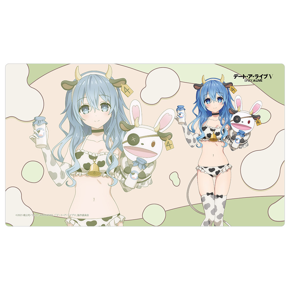 デート・ア・ライブⅤ 四糸乃 牛柄水着 ラバーマット