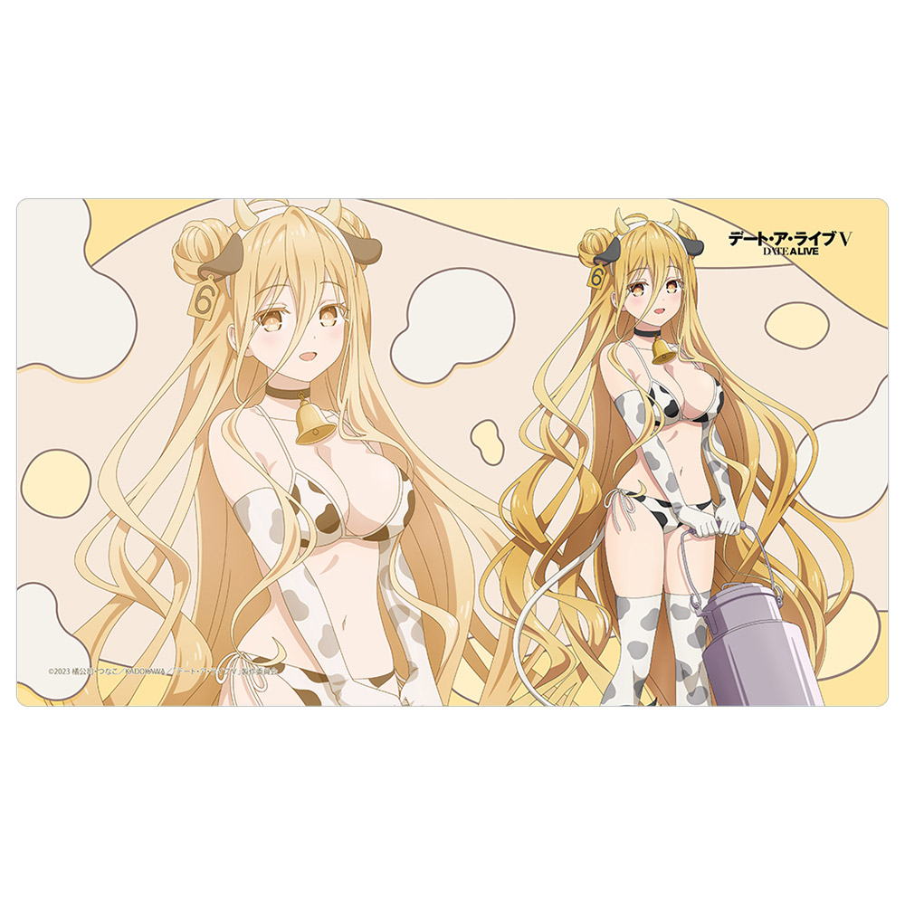 デート・ア・ライブⅤ 星宮六喰 牛柄水着 ラバーマット