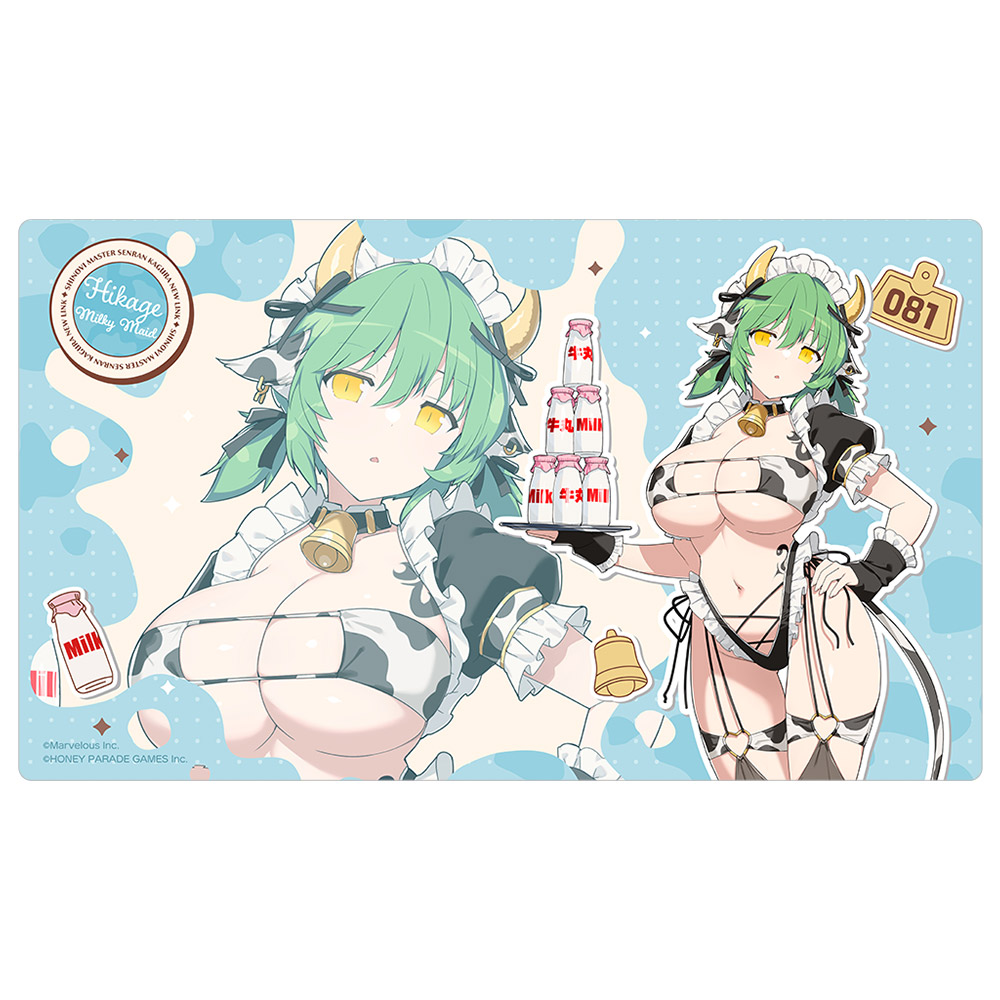 シノビマスター 閃乱カグラ ラバーマット 日影 ミルキーメイド