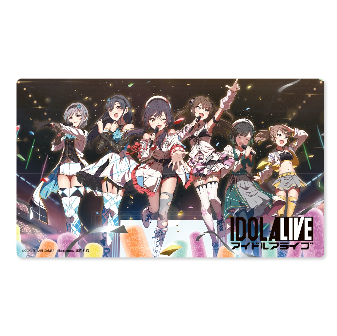 アイドルアライブ プレイマット 集合デザイン
