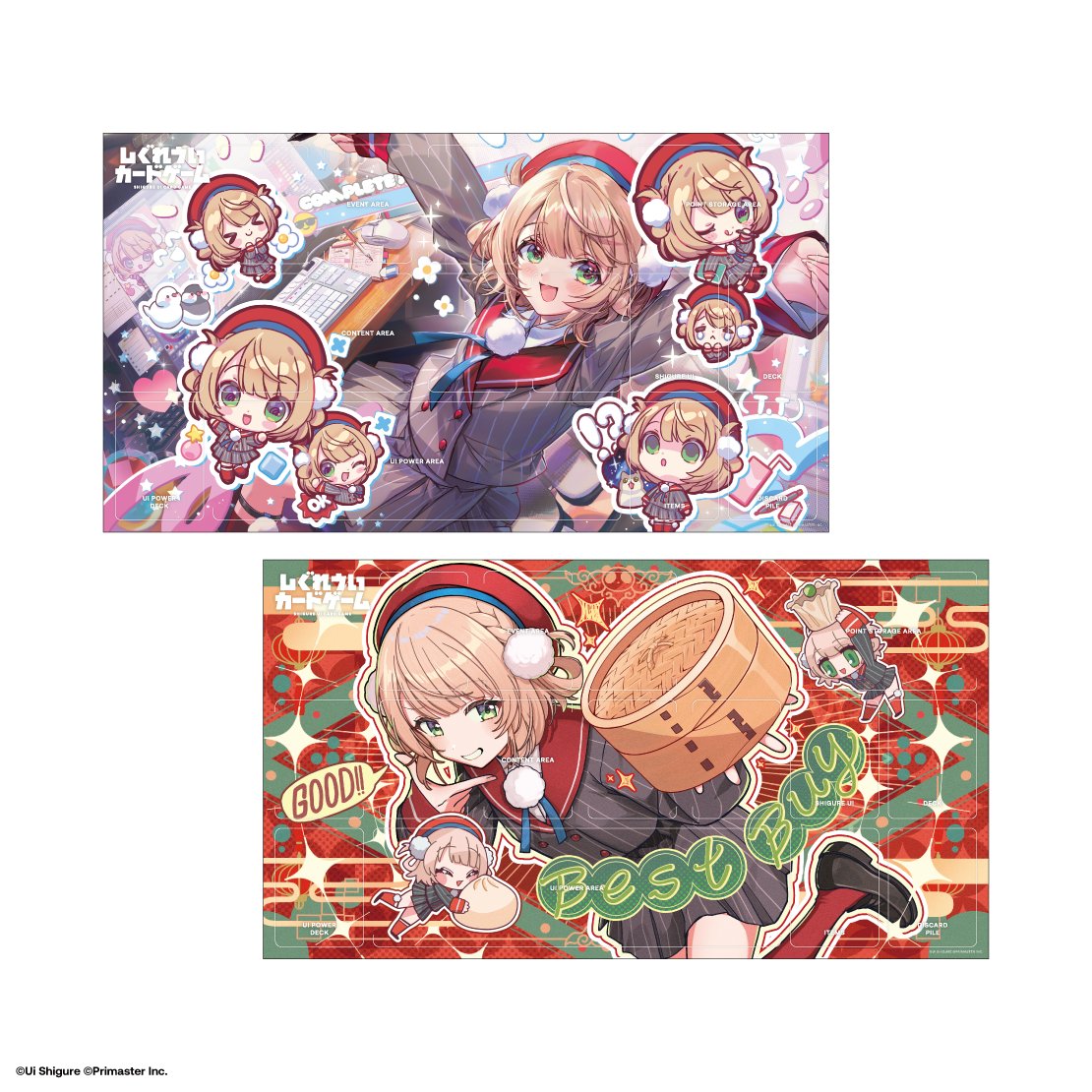 しぐれういカードゲーム ラバープレイマット 全2種